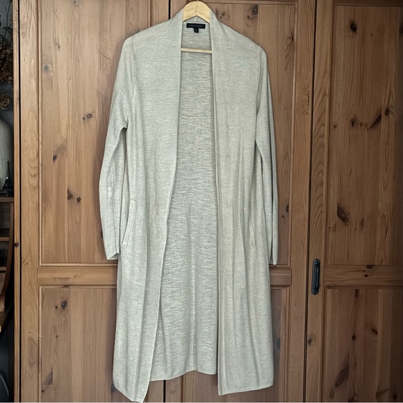 Banana Republic Sweaters - Banana Republic Beige Open-Front Cardigan